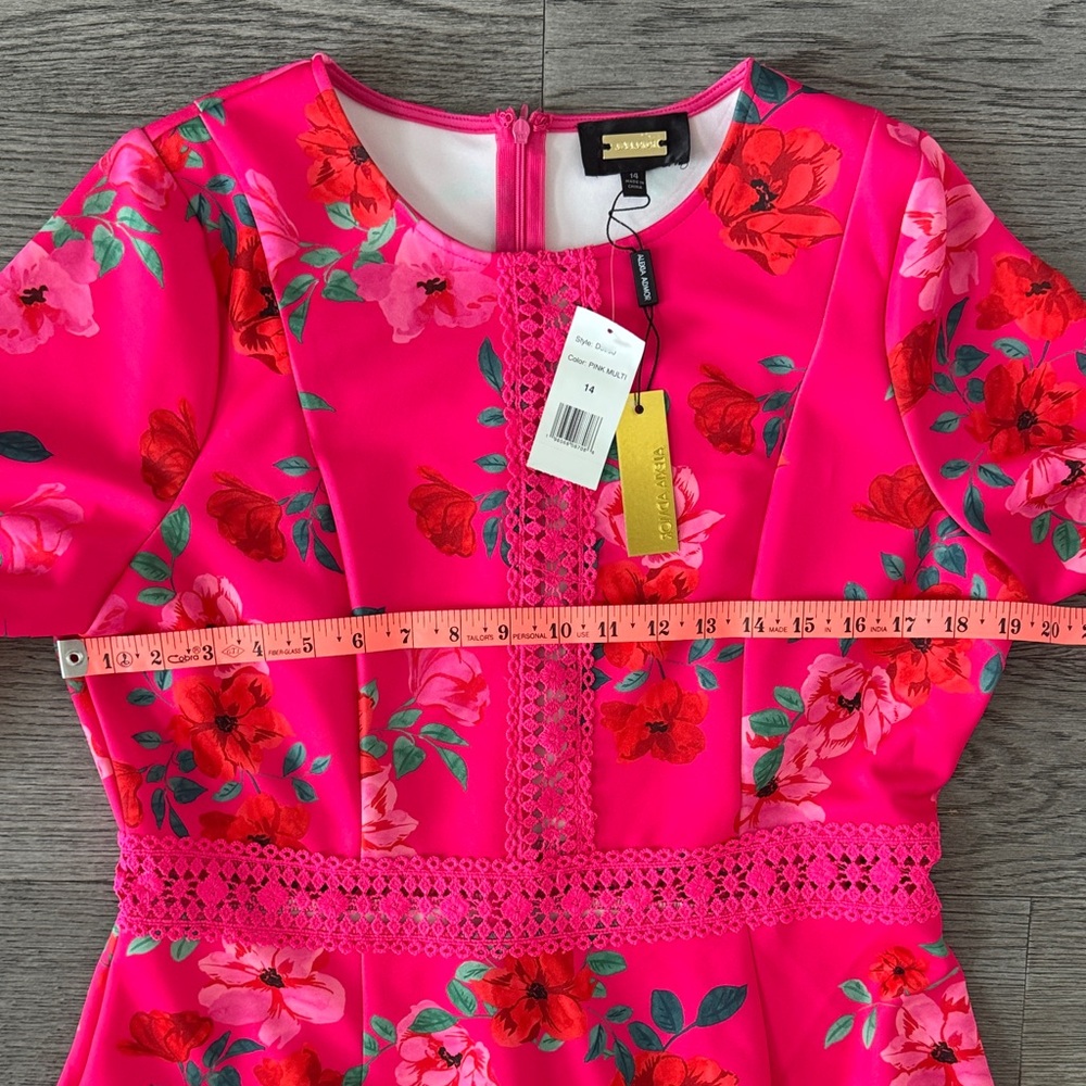 Alexia Admor Pink Floral Mini Dress - Picture 6 of 11